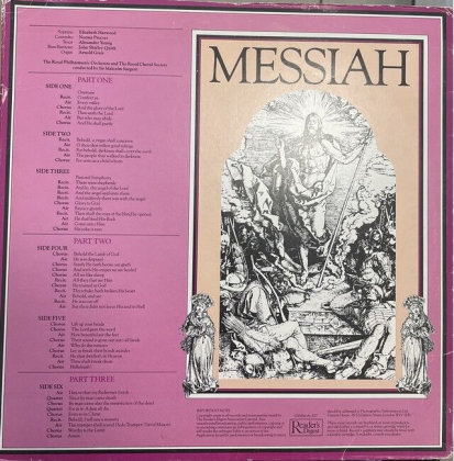 Handel / London Philharmonic Orchestra, London Philharmonic Choir, Walter Susskind &ndash; Handel&#039;s Messiah - фото 2