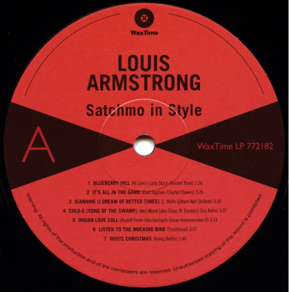 Louis Armstrong, Gordon Jenkins and his Chorus and Orchestra &ndash; Satchmo In Style - фото 3