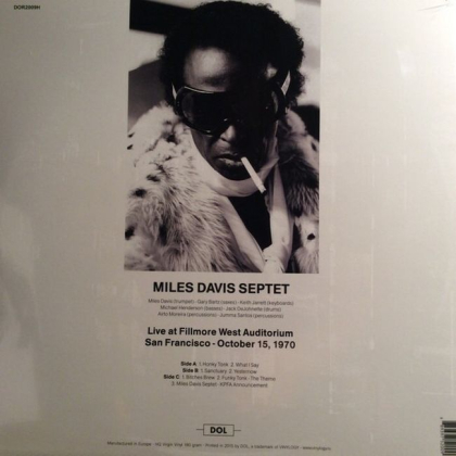 Miles Davis Septet – Live At Fillmore West 1970 - фото 2 Miles Davis Septet – Live At Fillmore West 1970 - фото 2