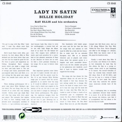 Billie Holiday With Ray Ellis And His Orchestra &ndash; Lady In Satin - фото 2