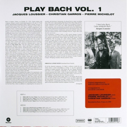 Jacques Loussier, Christian Garros, Pierre Michelot &ndash; Play Bach No.1 - фото 2