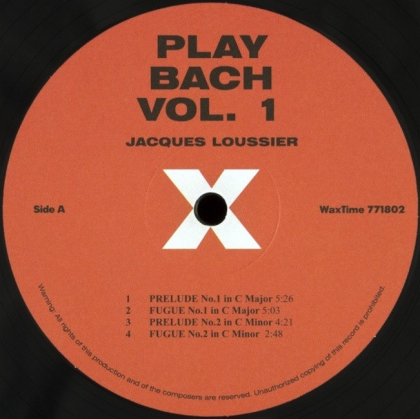 Jacques Loussier, Christian Garros, Pierre Michelot &ndash; Play Bach No.1 - фото 3