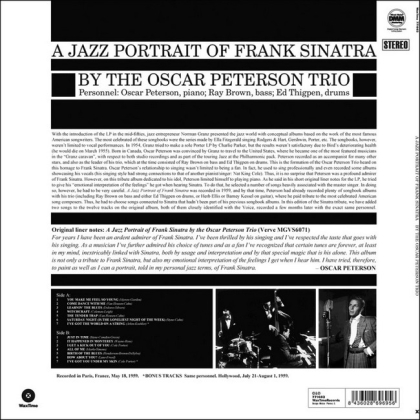 Oscar Peterson &ndash; A Jazz Portrait Of Frank Sinatra - фото 2