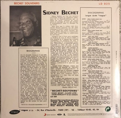 Sidney Bechet, Claude Luter, Andre Reweliotty Et Son Orchestre &ndash; Bechet Souvenirs - фото 2