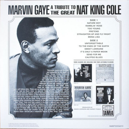 Marvin Gaye &ndash; A Tribute To The Great Nat King Cole - фото 2