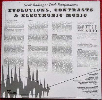 Henk Badings, Dick Raaijmakers &ndash; Evolutions, Contrasts &amp; Electronic Music - фото 2
