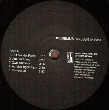 Roedelius – Wasser Im Wind - фото 3 Roedelius – Wasser Im Wind - фото 3