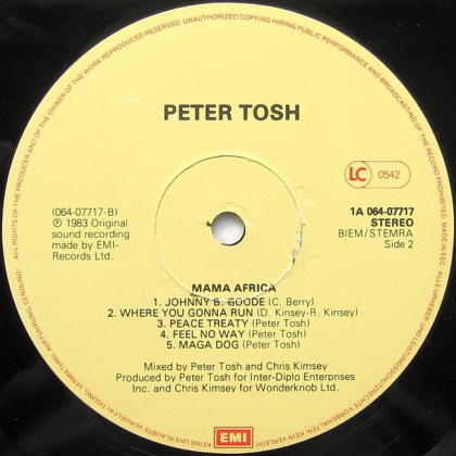 Peter Tosh &ndash; Mama Africa - фото 4