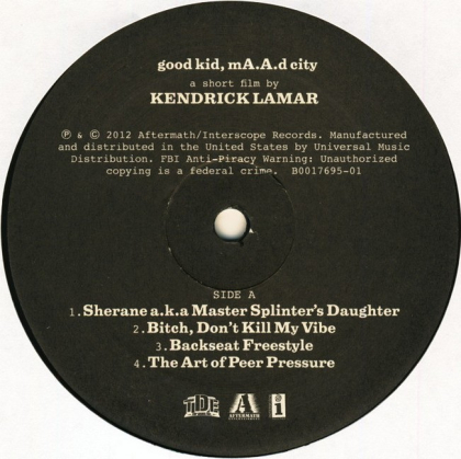 Kendrick Lamar &ndash; Good Kid, M.A.A.d City - фото 2