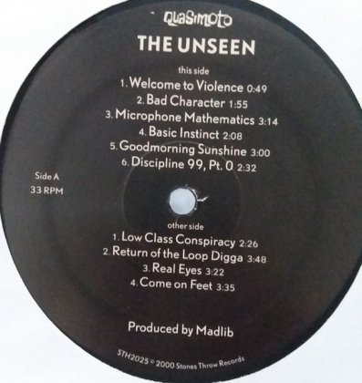 Quasimoto &ndash; The Unseen - фото 3