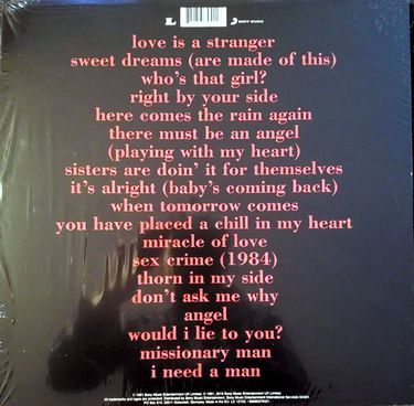 Eurythmics - Greatest Hits - фото 2