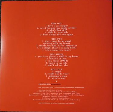 Eurythmics - Greatest Hits - фото 10
