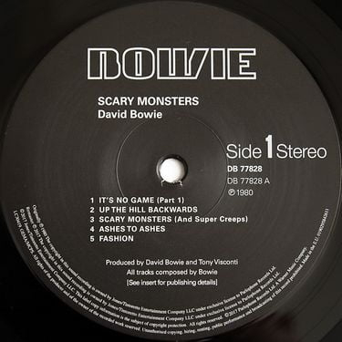 David Bowie - Scary Monsters LP, Album, Reissue, Remastered, 180 gramб - фото 3