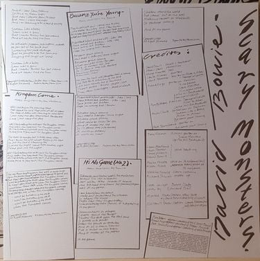 David Bowie - Scary Monsters LP, Album, Reissue, Remastered, 180 gramб - фото 6