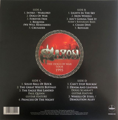 Saxon – Dogs Of War Tour 1995 - фото 2 Saxon – Dogs Of War Tour 1995 - фото 2