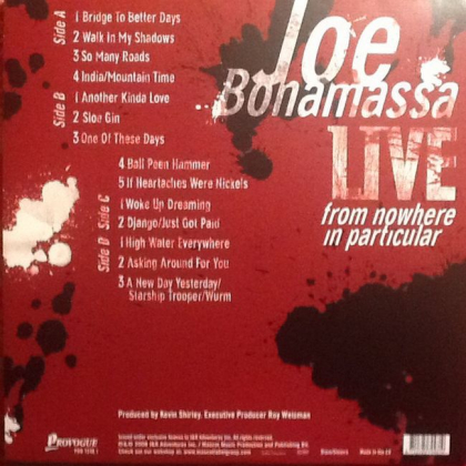 Joe Bonamassa – Live From Nowhere In Particular - фото 2 Joe Bonamassa – Live From Nowhere In Particular - фото 2