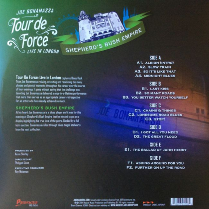 Joe Bonamassa – Tour De Force - Live In London - Shepherd's Bush Empire - фото 2 Joe Bonamassa – Tour De Force - Live In London - Shepherd's Bush Empire - фото 2