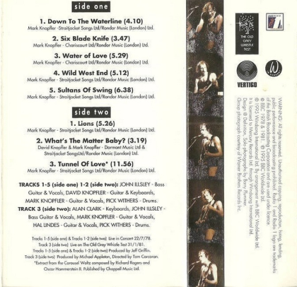 Dire Straits &ndash; Live At The BBC - фото 2