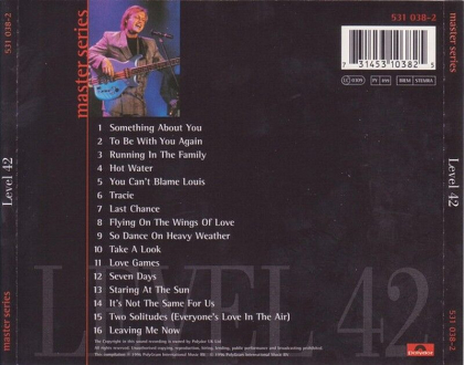 Level 42 &ndash; Master Series - фото 2