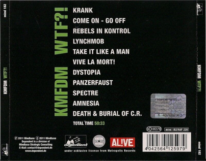 KMFDM &ndash; WTF?! - фото 2
