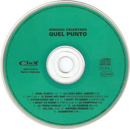 Adriano Celentano &ndash; Quel Punto - фото 3