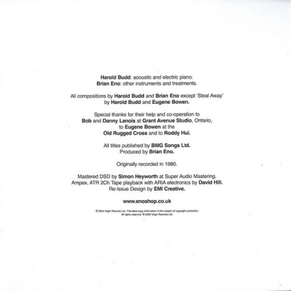 Harold Budd,  Brian Eno &ndash; Ambient 2 The Plateaux Of Mirror - фото 2
