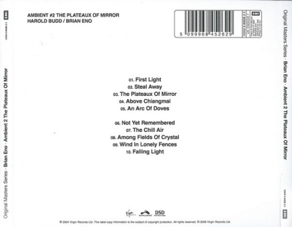 Harold Budd,  Brian Eno &ndash; Ambient 2 The Plateaux Of Mirror - фото 5