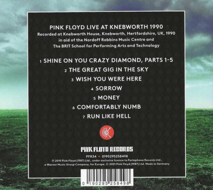 Pink Floyd &ndash; Live At Knebworth 1990 - фото 2