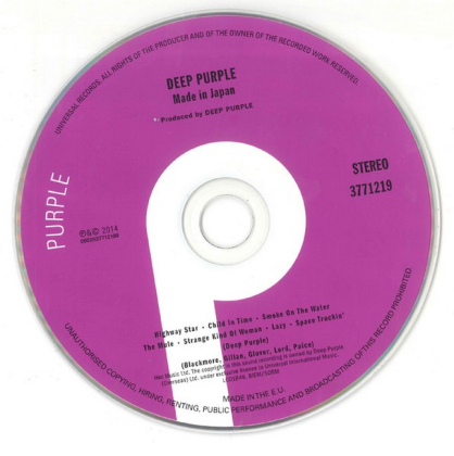 Deep Purple &ndash; Made In Japan - фото 3