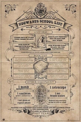 Harry Potter - Hogwarts School List - фото 1