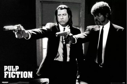 Pulp Fiction - Guns B&amp;W - фото 1