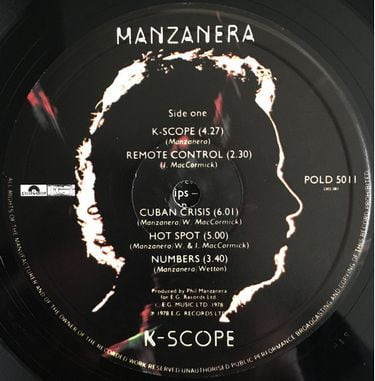 Phil Manzanera - K-Scope - фото 4