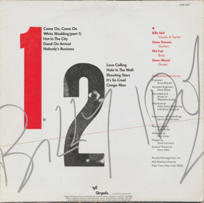 Billy Idol &ndash; Billy Idol - фото 2