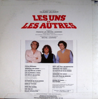 Francis Lai &amp; Michel Legrand &ndash; Les Uns Et Les Autres - фото 2