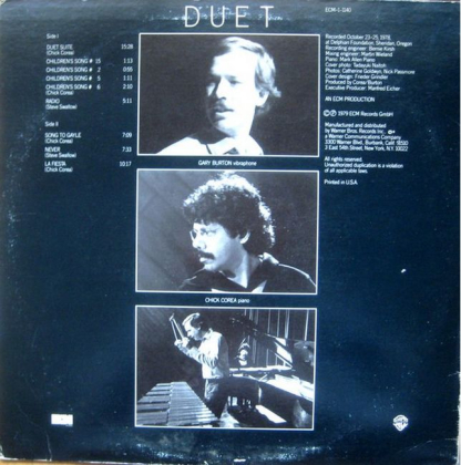 Gary Burton / Chick Corea &ndash; Duet - фото 2