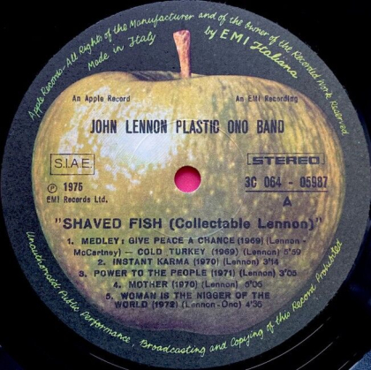 Lennon / Plastic Ono Band &ndash; Shaved Fish - фото 3