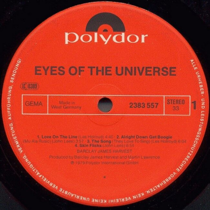 Barclay James Harvest &ndash; Eyes Of The Universe - фото 3