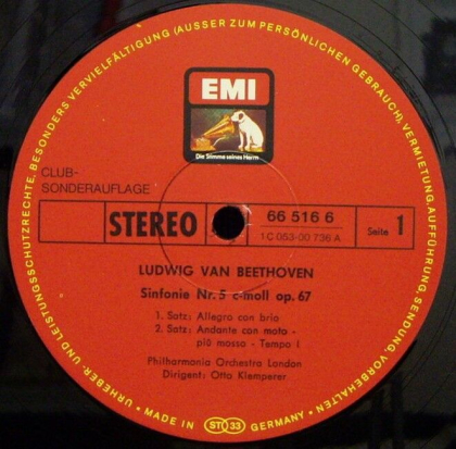 Beethoven - Otto Klemperer, Philharmonia Orchestra London – 5. Sinfonie C-Moll - Ouverture „Die Geschopfe Des Prometheus" - фото 3 Beethoven - Otto Klemperer, Philharmonia Orchestra London – 5. Sinfonie C-Moll - Ouverture „Die Geschopfe Des Prometheus" - фото 3