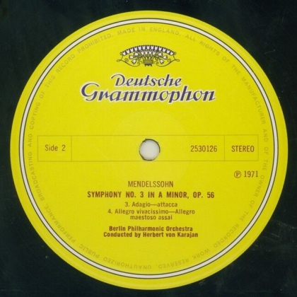 Mendelssohn &ndash; Berlin Philharmonic Orchestra &bull; Herbert Von Karajan &ndash; The Hebrides&mdash;Overture &middot; Symphony No.3 &ldquo;Scotch&rdquo; - фото 3