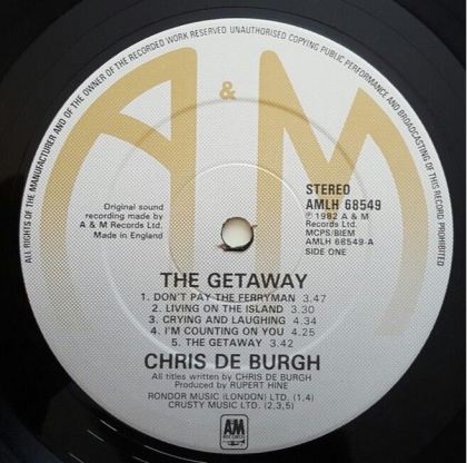 Chris de Burgh &ndash; The Getaway - фото 3