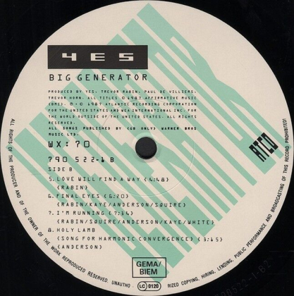 Yes &ndash; Big Generator - фото 4