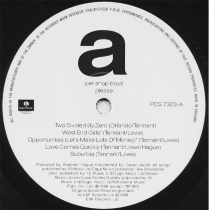 Pet Shop Boys &ndash; Please - фото 3