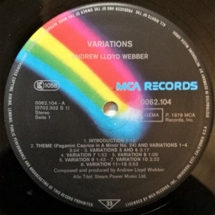 Andrew Lloyd Webber &ndash; Variations - фото 3