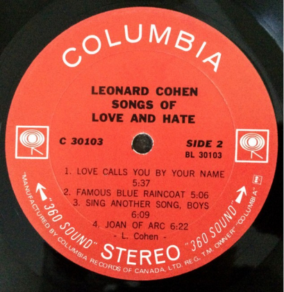 Leonard Cohen &ndash; Songs Of Love And Hate - фото 4