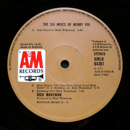 Rick Wakeman &ndash; The Six Wives Of Henry VIII - фото 4