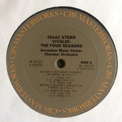 Vivaldi - Isaac Stern, The Jerusalem Music Center Chamber Orchestra&ndash; Isaac Stern Plays And Conducts Vivaldi The Four Seasons - фото 4