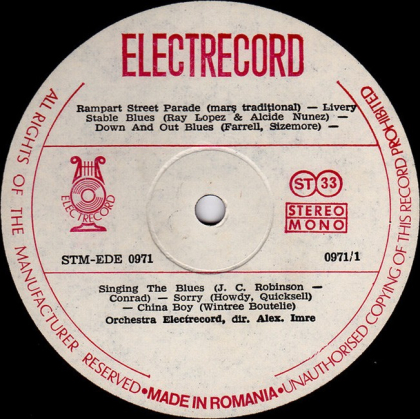 Orchestra Electrecord , dir. Alexandru Imre &ndash; Stilurile &bdquo;Dixieland&rdquo;, &bdquo;Chicago&rdquo; ?i &bdquo;New Orleans Revival&rdquo; - фото 2