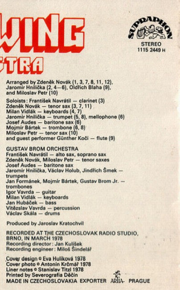 Gustav Brom Orchestra – Artistry In Swing - фото 5 Gustav Brom Orchestra – Artistry In Swing - фото 5