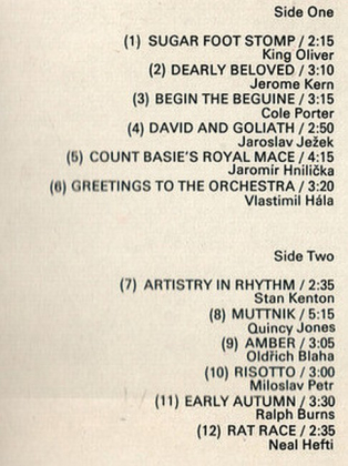 Gustav Brom Orchestra – Artistry In Swing - фото 6 Gustav Brom Orchestra – Artistry In Swing - фото 6