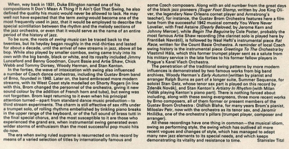 Gustav Brom Orchestra – Artistry In Swing - фото 7 Gustav Brom Orchestra – Artistry In Swing - фото 7